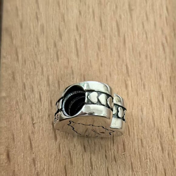 Pandora Vatican Exclusive Travel Heart Charm Pendant, S925 Silver Bracelets - Picture 4 of 4